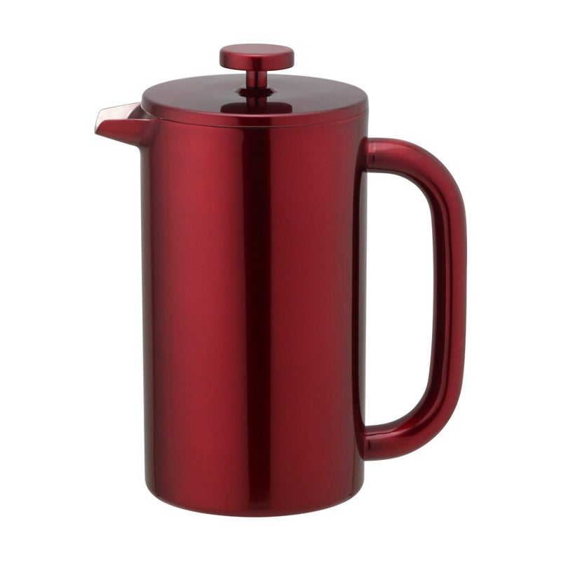 Highwin 8-Cup Double Wall Insulated Stainless Steel French Coffee Press, 32-Ounce Durable Coffee Tea Maker with Stainless Steel Plunger, Red - Image 5